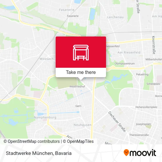 Карта Stadtwerke München