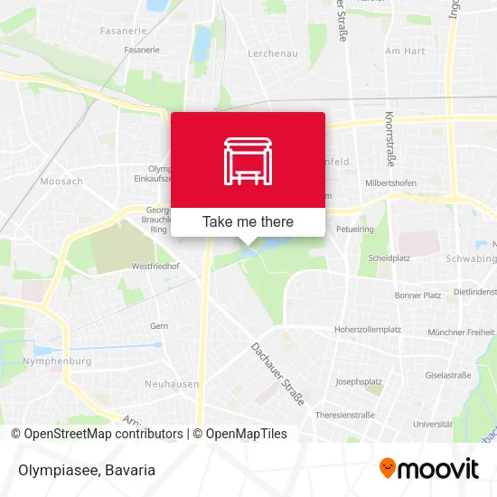 Карта Olympiasee