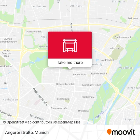 Карта Angererstraße