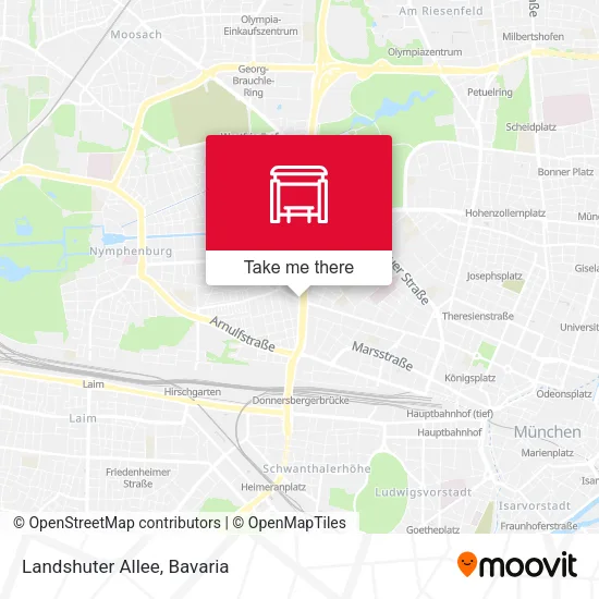 Карта Landshuter Allee
