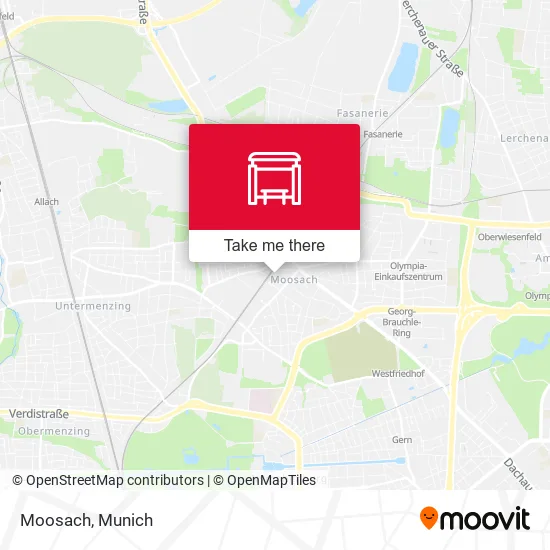 Карта Moosach