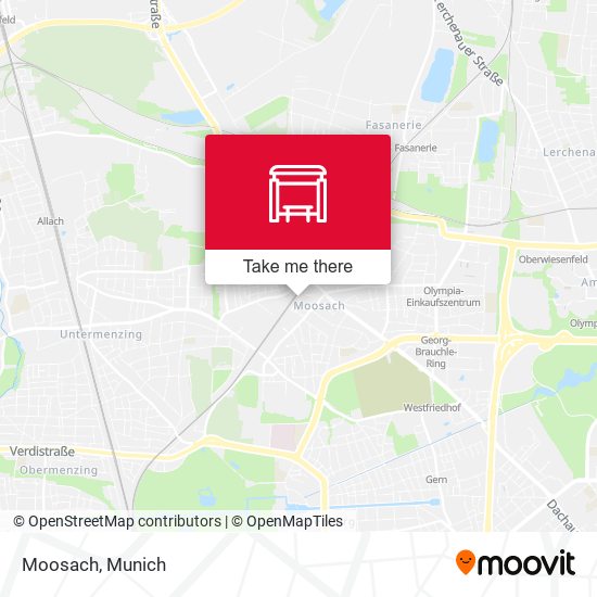 Карта Moosach