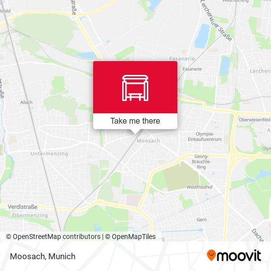 Карта Moosach