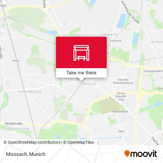 Карта Moosach
