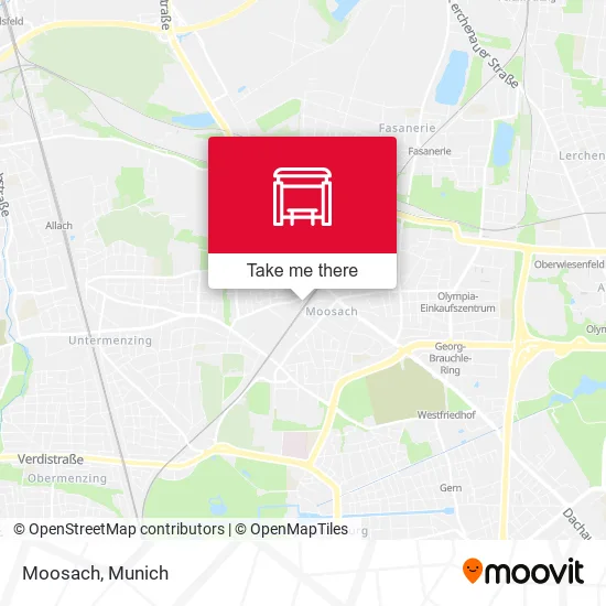 Карта Moosach