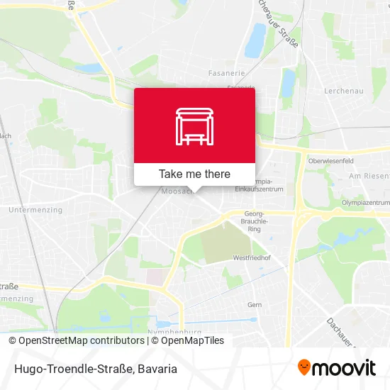 Карта Hugo-Troendle-Straße
