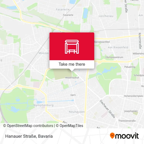 Карта Hanauer Straße