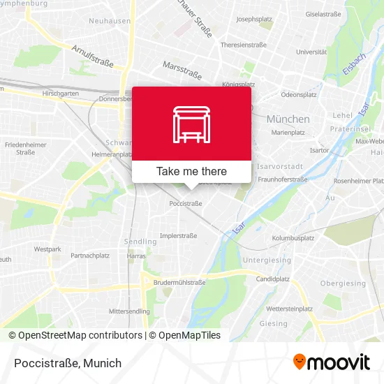 Карта Poccistraße