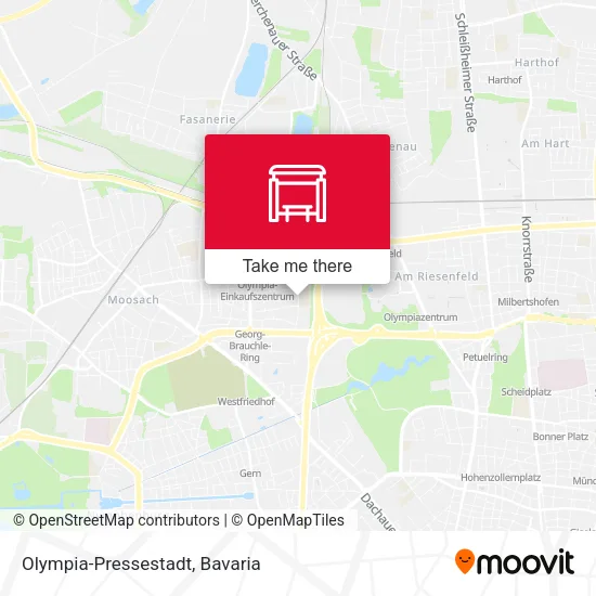 Карта Olympia-Pressestadt