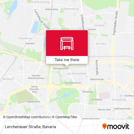 Lerchenauer Straße map