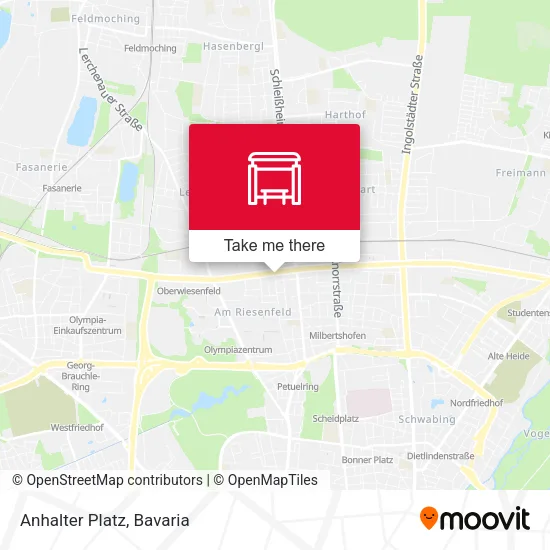 Карта Anhalter Platz