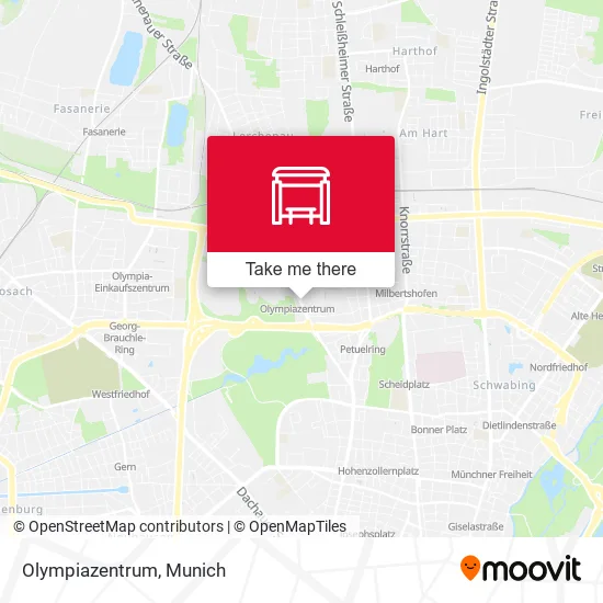 Карта Olympiazentrum