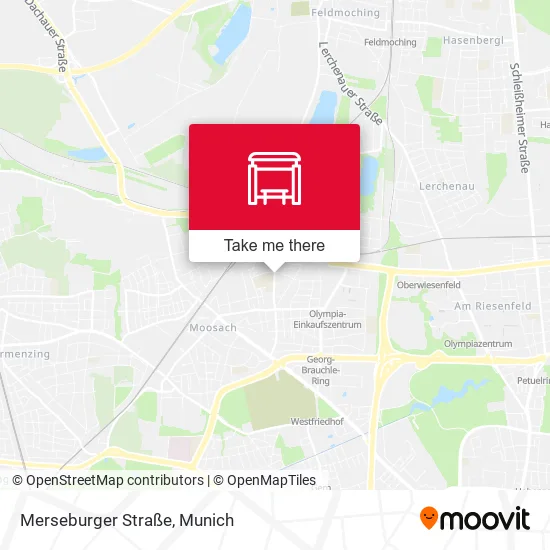 Карта Merseburger Straße