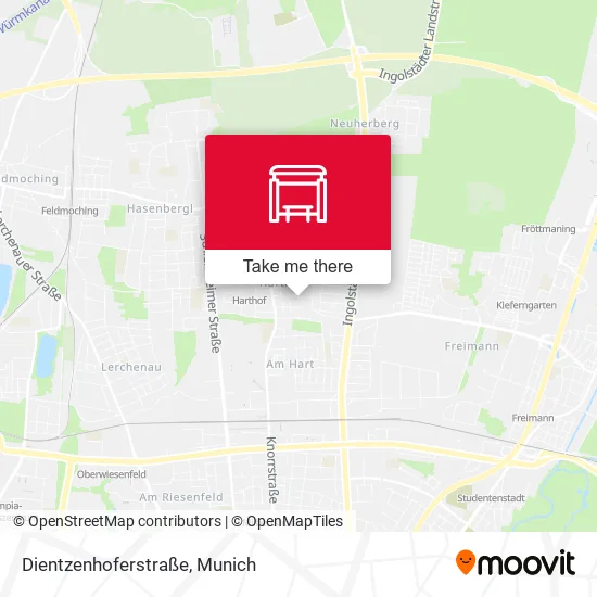 Карта Dientzenhoferstraße