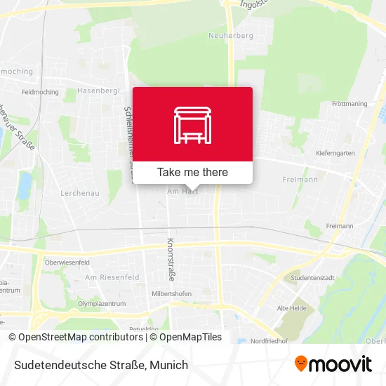 Карта Sudetendeutsche Straße