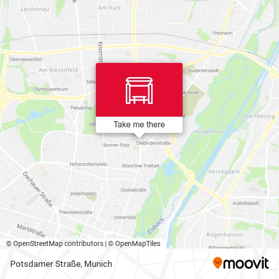 Карта Potsdamer Straße