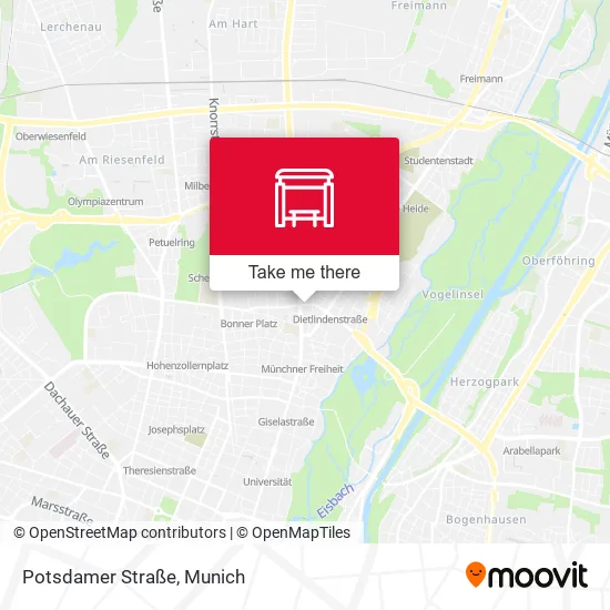 Карта Potsdamer Straße