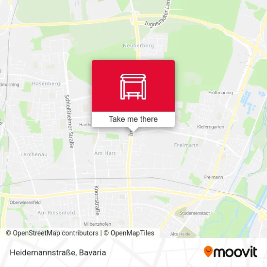 Карта Heidemannstraße