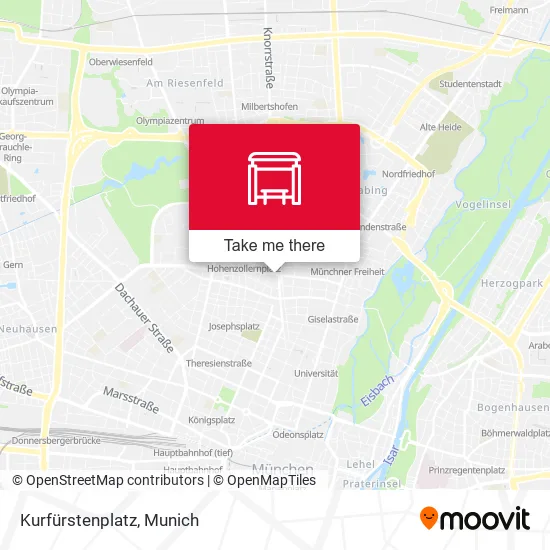Карта Kurfürstenplatz