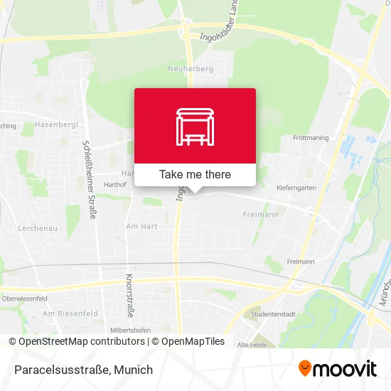 Карта Paracelsusstraße