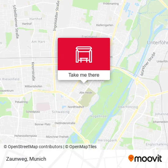 Карта Zaunweg