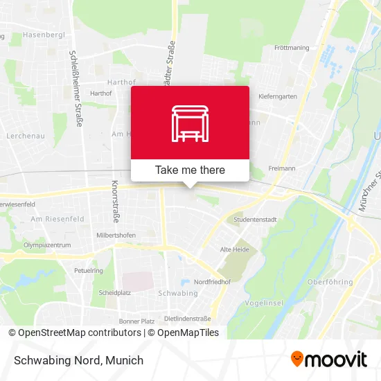 Карта Schwabing Nord