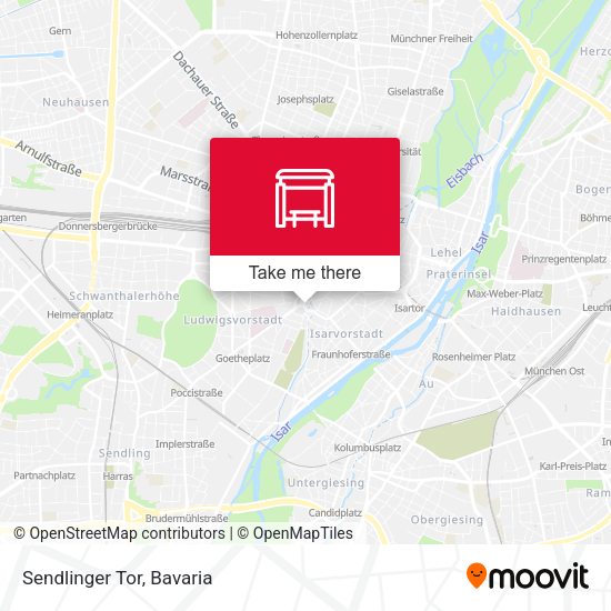 Карта Sendlinger Tor