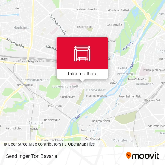 Карта Sendlinger Tor