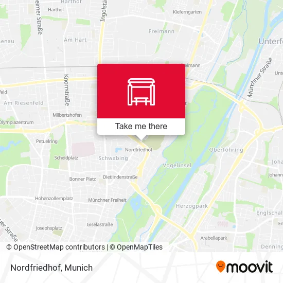 Карта Nordfriedhof