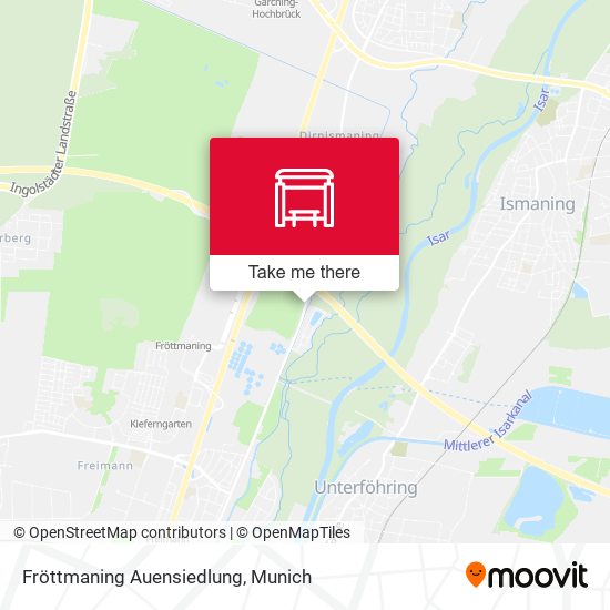 Карта Fröttmaning Auensiedlung