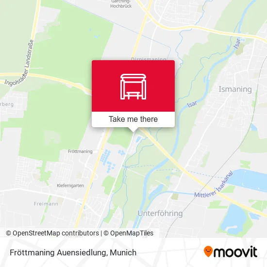 Карта Fröttmaning Auensiedlung