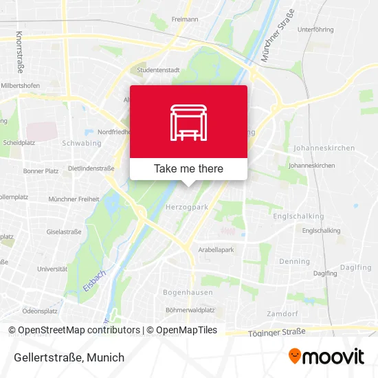 Карта Gellertstraße