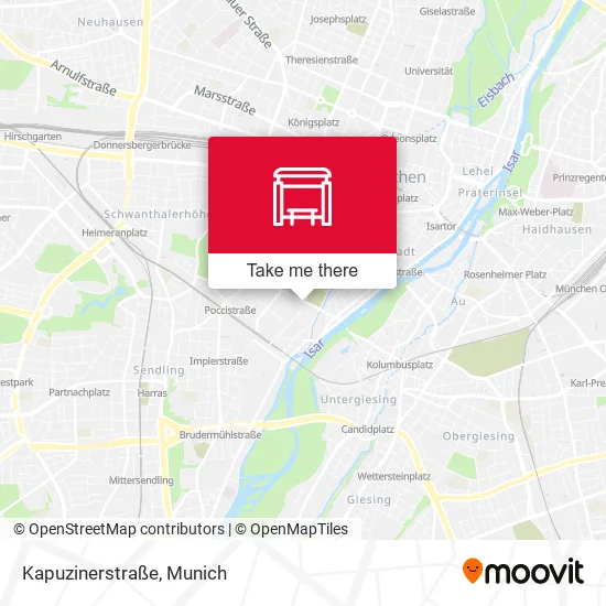 Карта Kapuzinerstraße