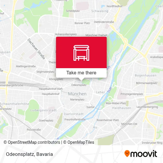 Odeonsplatz map