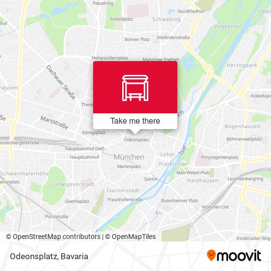 Карта Odeonsplatz