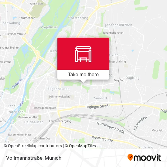 Карта Vollmannstraße