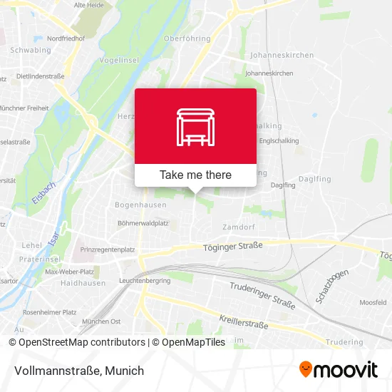 Карта Vollmannstraße