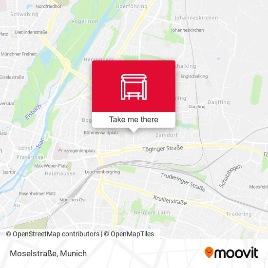 Карта Moselstraße