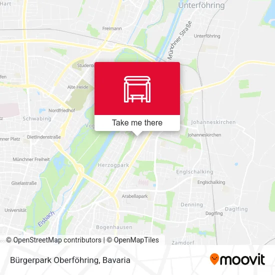 Карта Bürgerpark Oberföhring