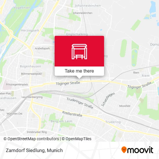 Карта Zamdorf Siedlung