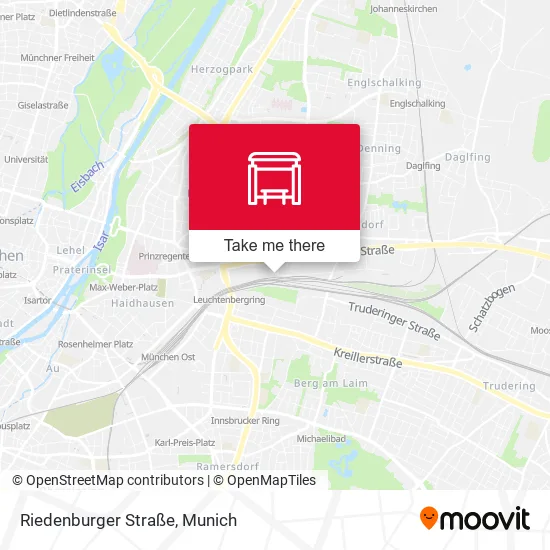 Карта Riedenburger Straße