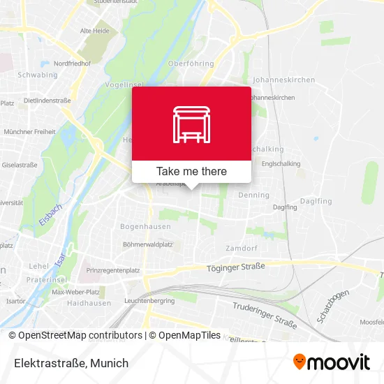 Карта Elektrastraße