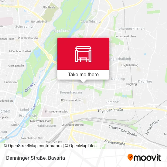 Карта Denninger Straße