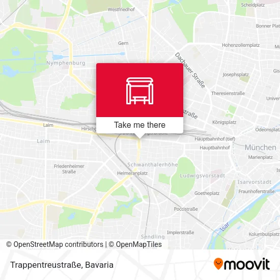 Карта Trappentreustraße