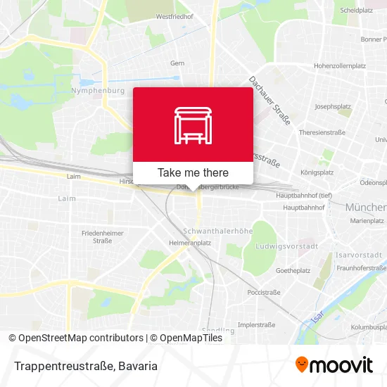 Карта Trappentreustraße