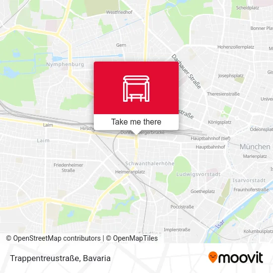 Карта Trappentreustraße