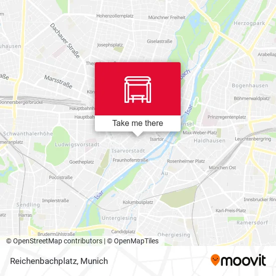 Карта Reichenbachplatz