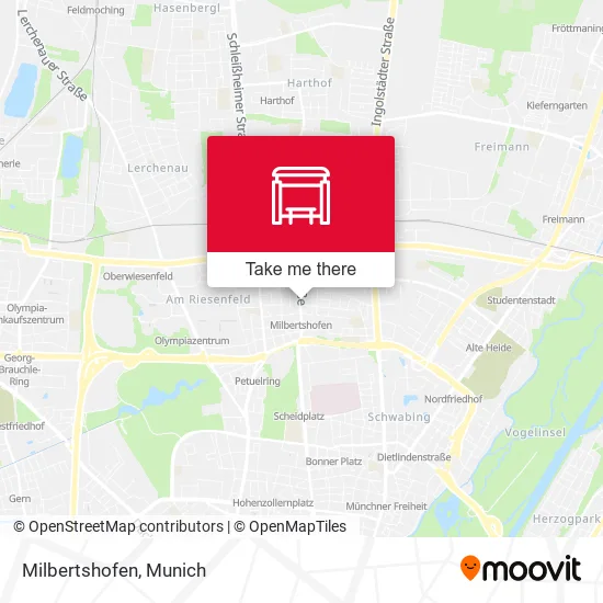 Карта Milbertshofen