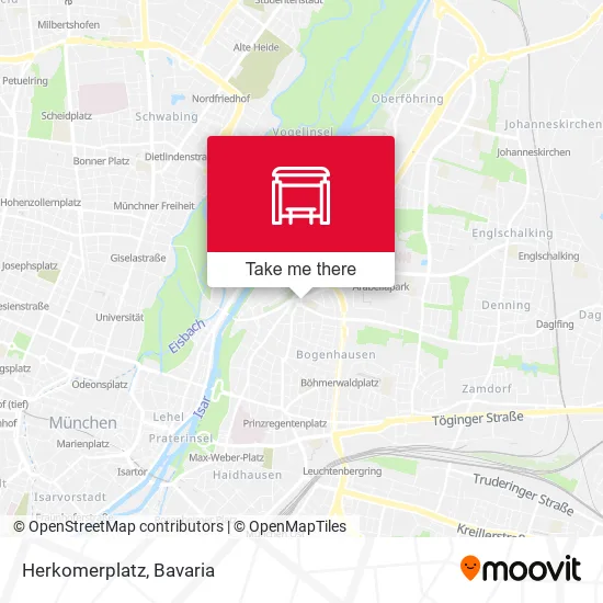 Карта Herkomerplatz