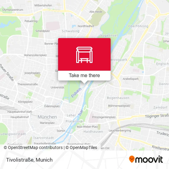 Карта Tivolistraße